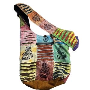 Hobo Hippie Festival Rave India Boutique Crossbody/ Shoulder Bag Women Patchwork